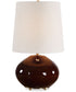 Allemand Ruby Red Glaze Table Lamp