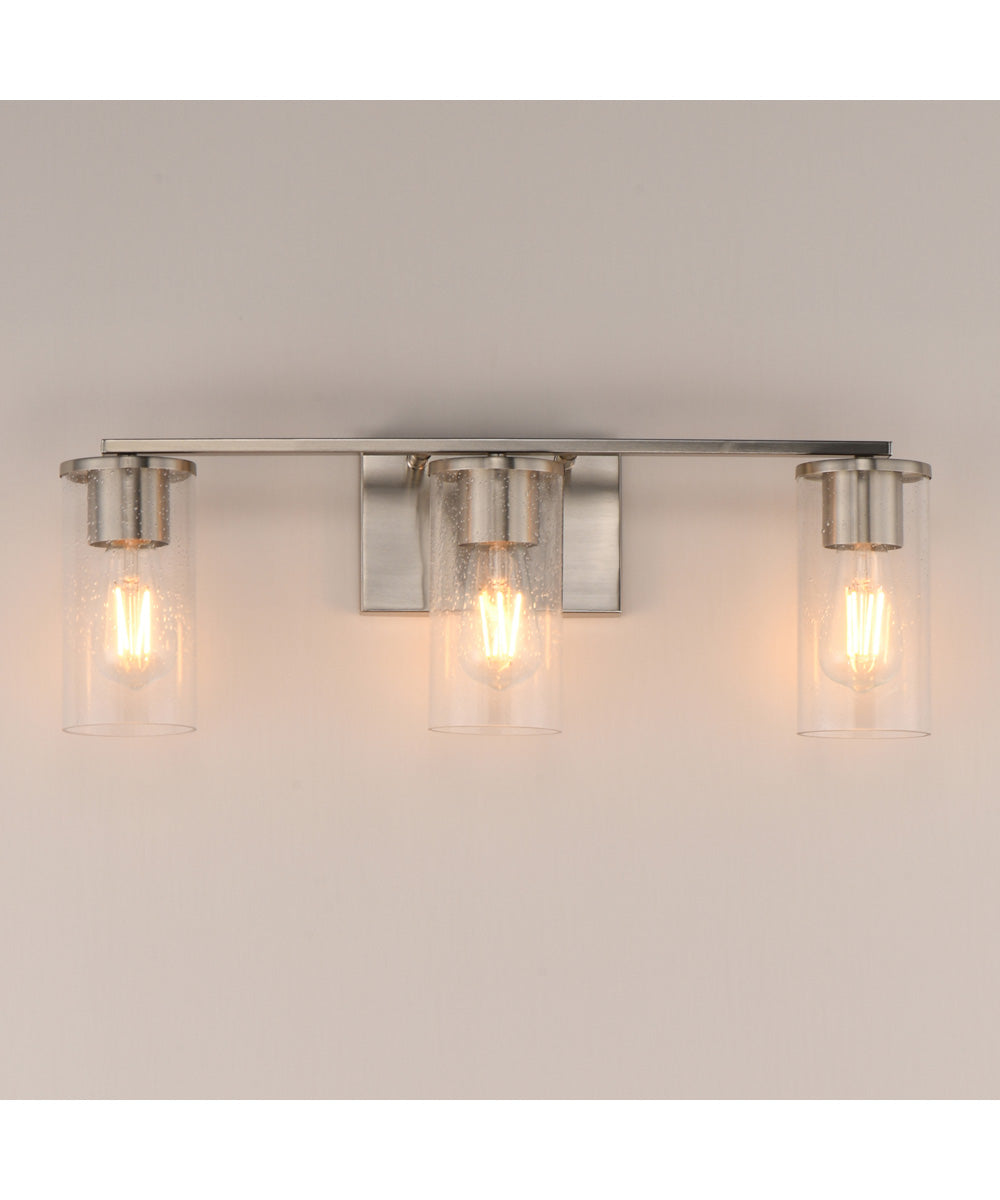 Livingston 3-Light Bath Vanity Satin Nickel