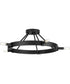 Breckenridge 5-Light Semi-Flush Mount Matte Black