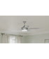 Nolyn V 52 in. 5-Blade Modern LED Ceiling Fan Brushed Nickel
