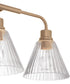 Pleated 3-Light Lighting Premium Bronze