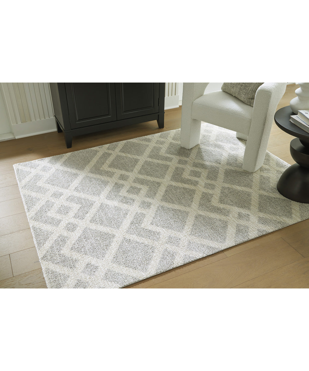 Unawick Medium Rug Gray/Ivory