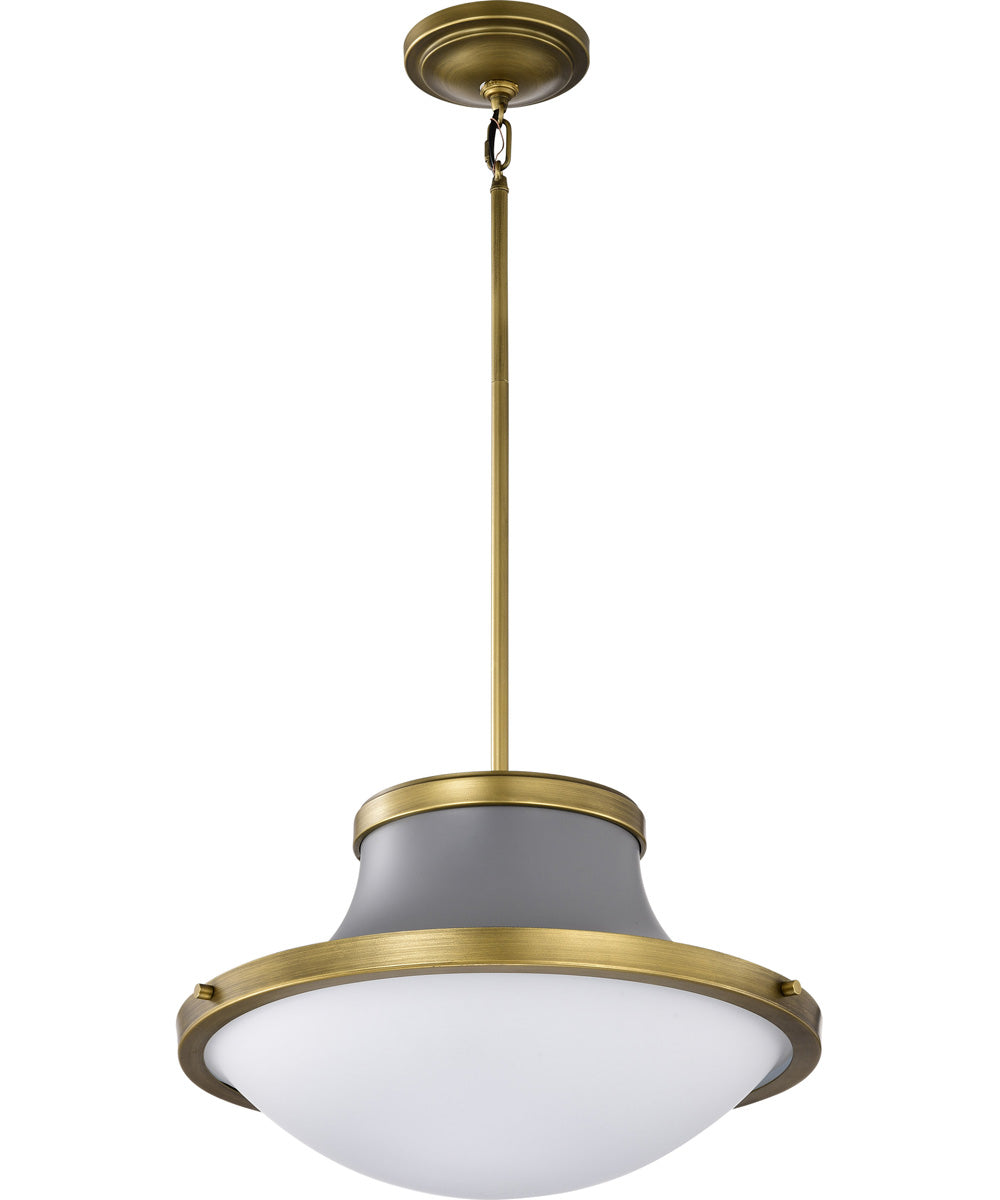 Lafayette 3-Light Pendant Matte Gray