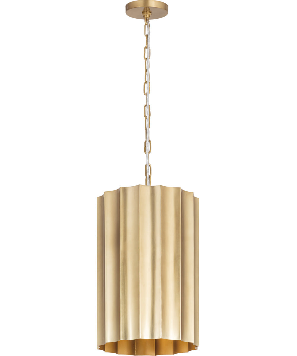 Allegra Small 1-Light Pendant Weathered Brass