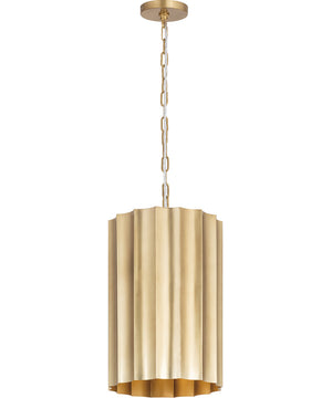 Allegra Small 1-Light Pendant Weathered Brass