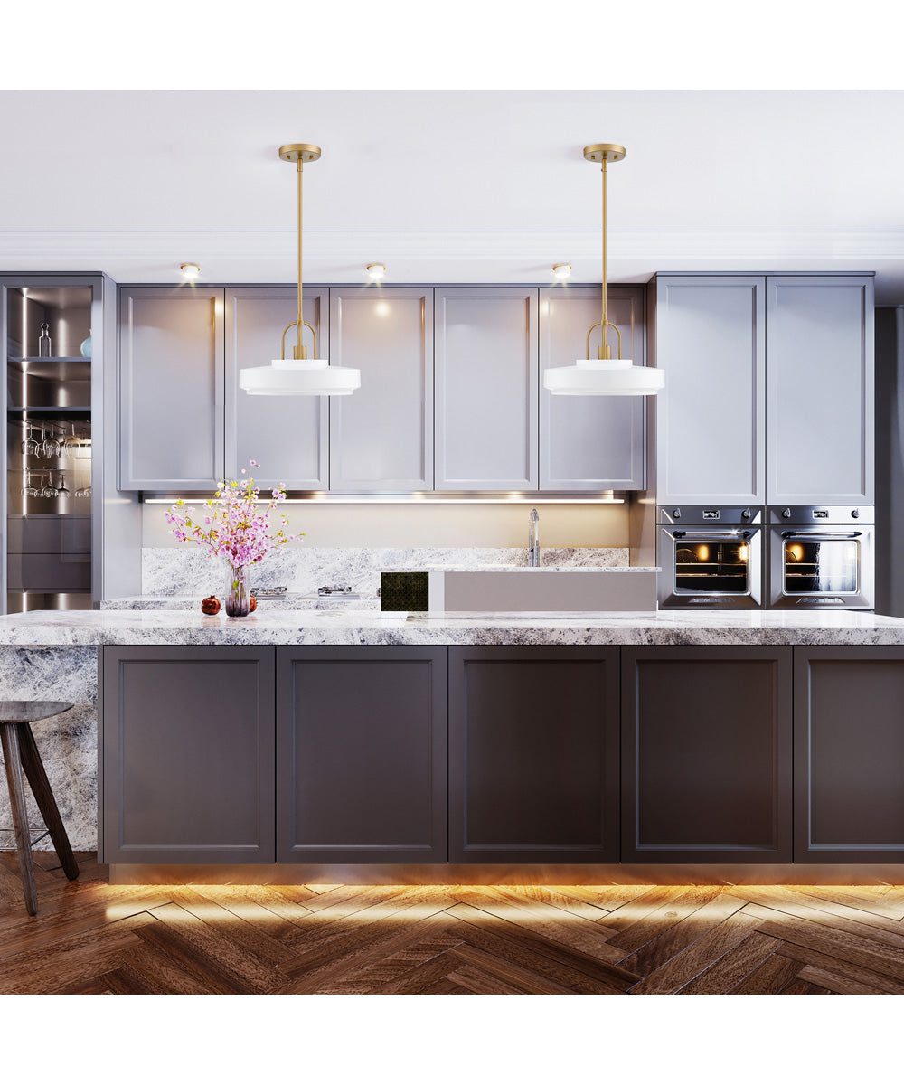 Odea 1 Light Pendant Matte White