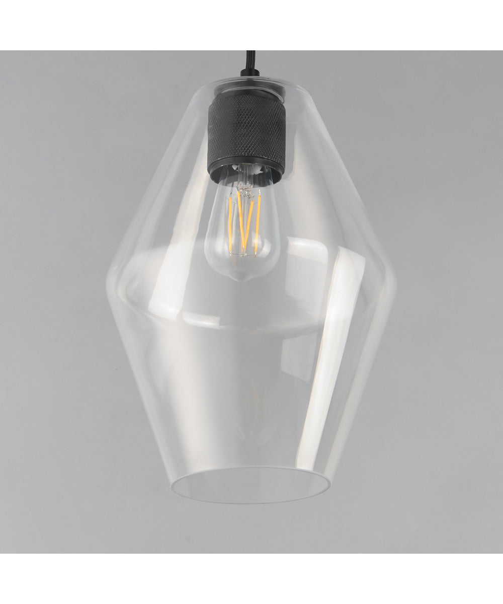 Geode Small Pendant Black