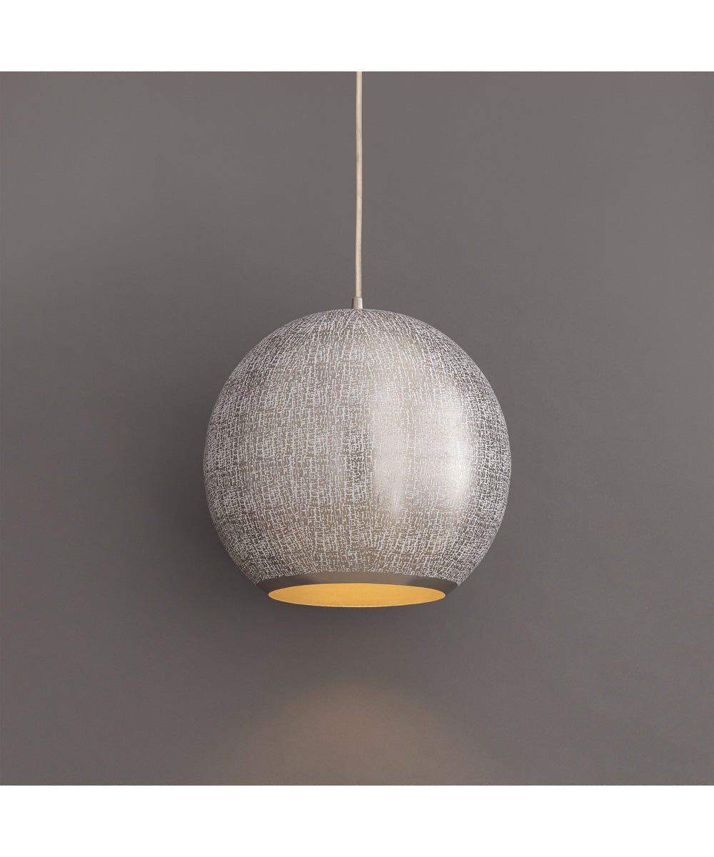 Aurelia 10 inch 1-Light Pendant Arctic White