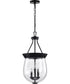 Boliver 3-Light Pendant Matte Black