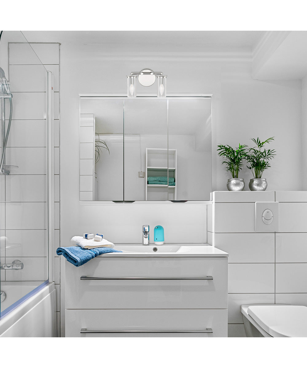 Hudson Heights 2 Light Vanity Polished Nickel