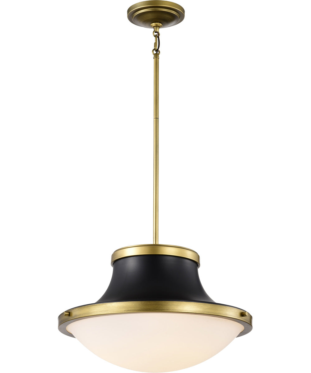 Lafayette 3-Light Pendant Matte Black