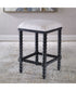 Pryce Black Backless Counter Stool