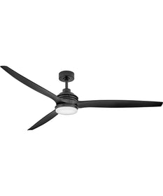 Artiste 72" LED Smart Fan Matte Black