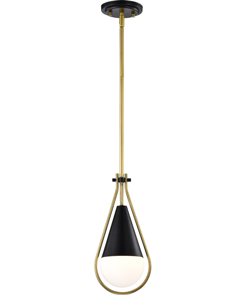 Admiral 1-Light Pendant Matte Black
