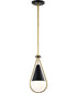 Admiral 1-Light Pendant Matte Black