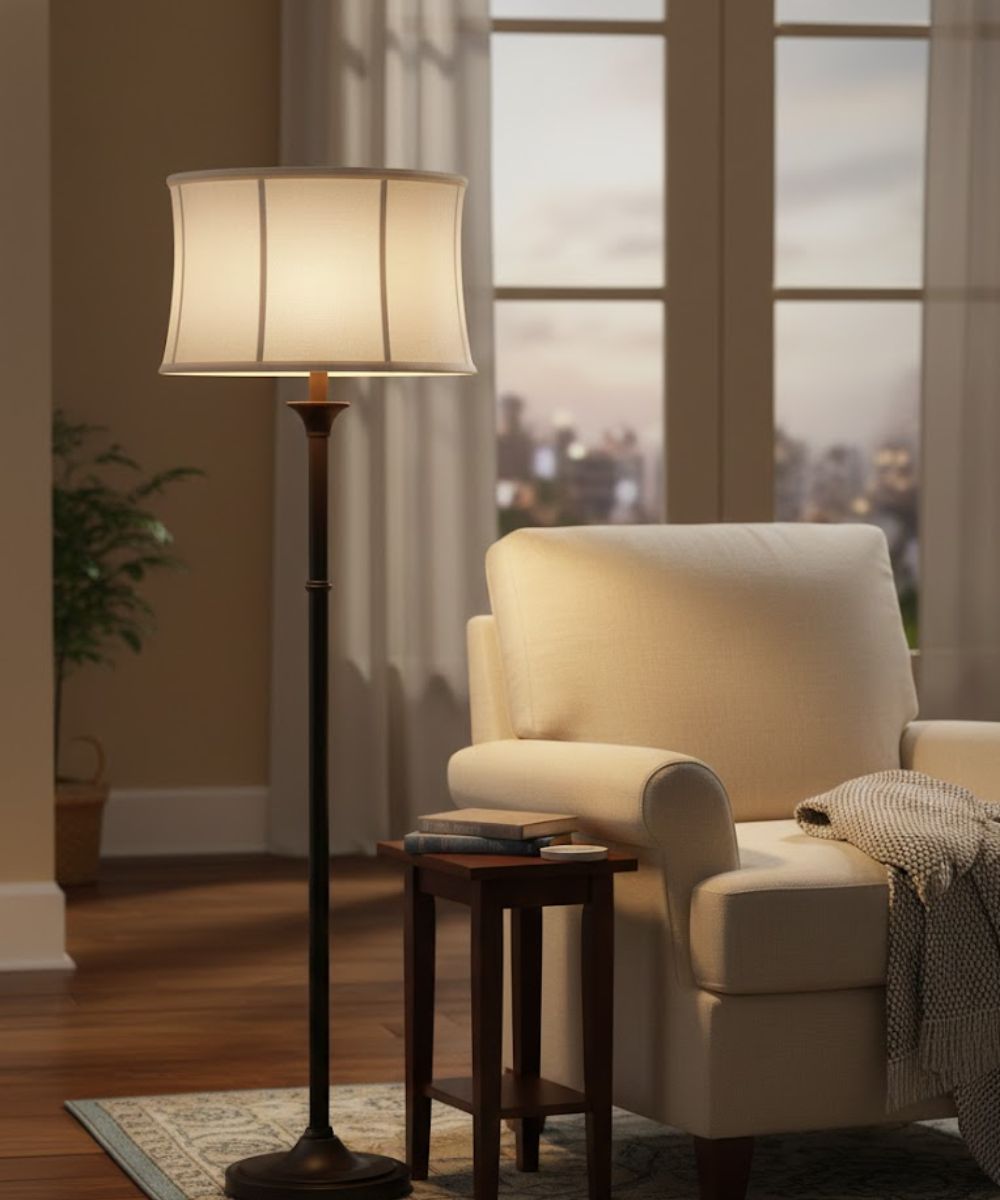 17x18x12 Off White Camelot Drum Softback Lampshade