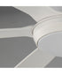 Albatross 72 inch 6-Blade Marine Grade Fan w LED Matte White