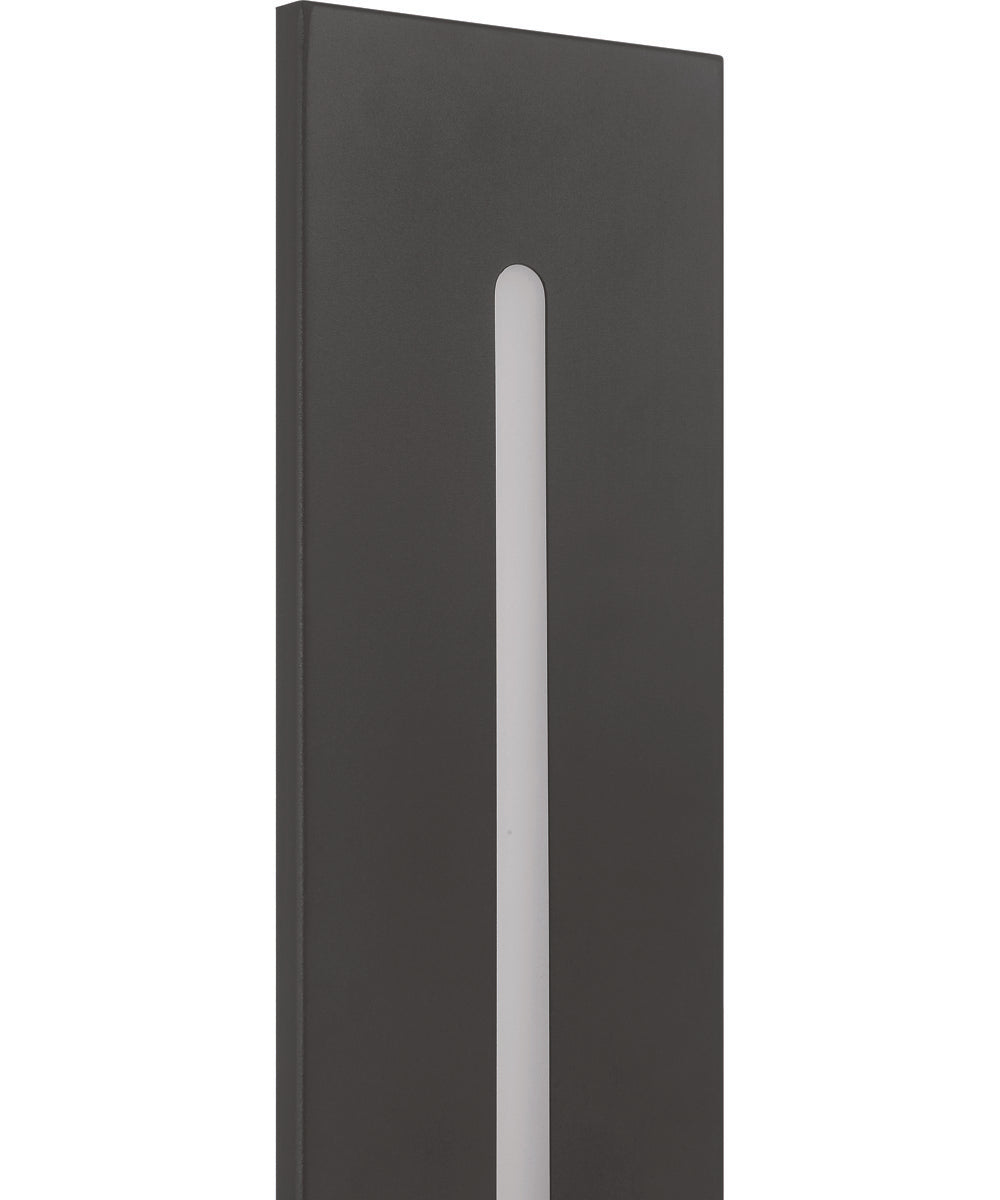 Profiled 1-Light Outdoor Lighting Textured Black