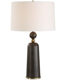 McQuinn Dark Walnut Table Lamp