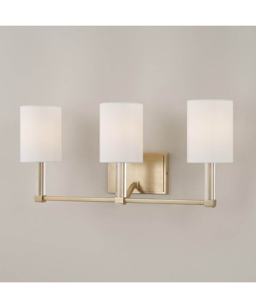 Ingrid 3-Light Vanity Matte Brass