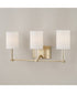 Ingrid 3-Light Vanity Matte Brass