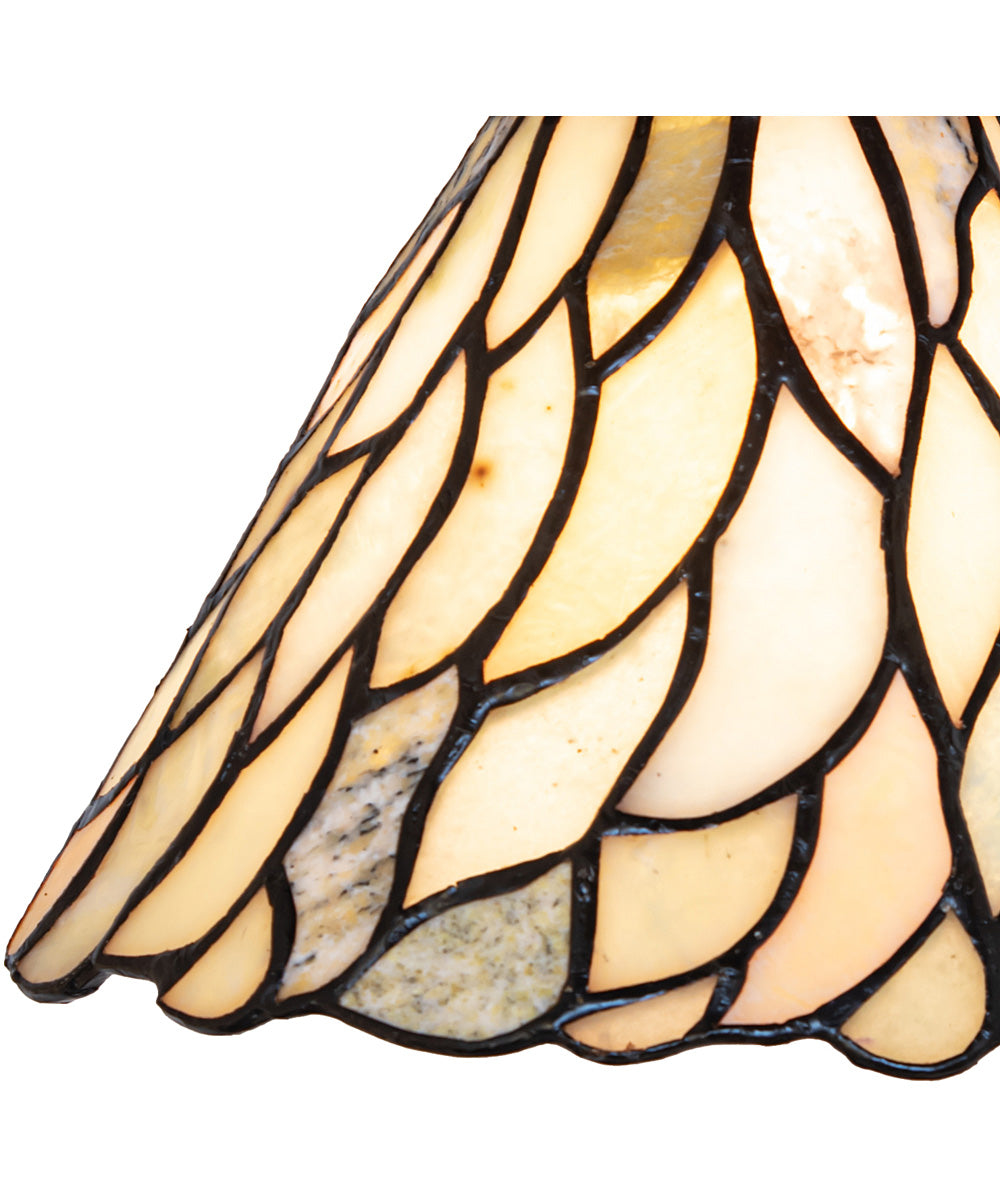 8" Wide Willow Jadestone Flushmount