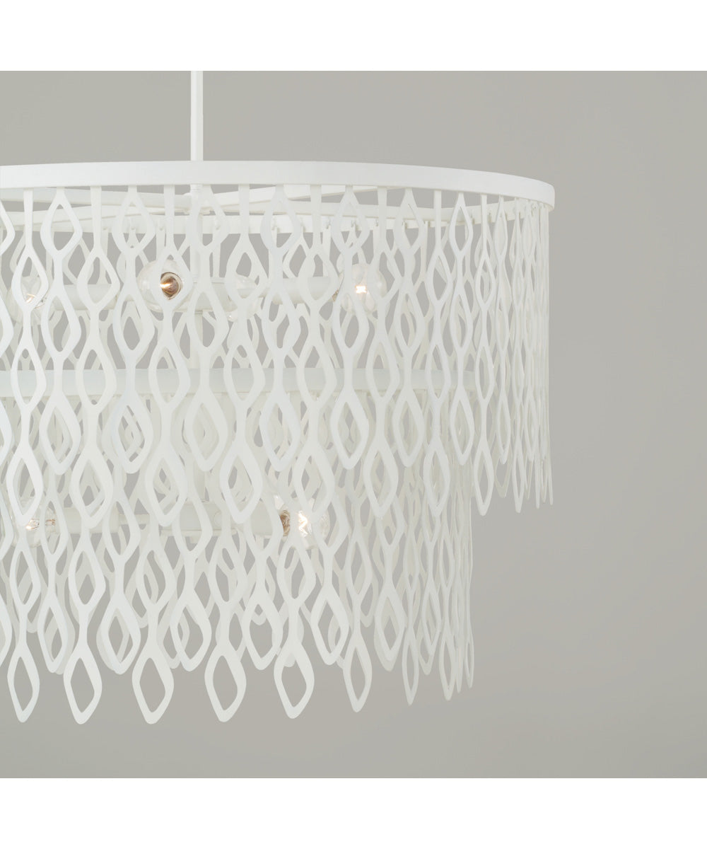 Phoebe 7-Light Pendant Matte White