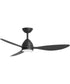 Drifter 52 inch Outdoor Fan w LED Black