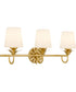 Dorothea 3-light Bath Light Gold Leaf