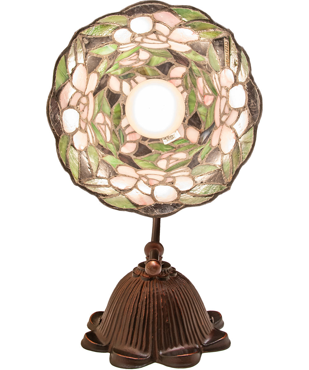 8" Wide Begonia Wall Sconce