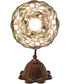 8" Wide Begonia Wall Sconce