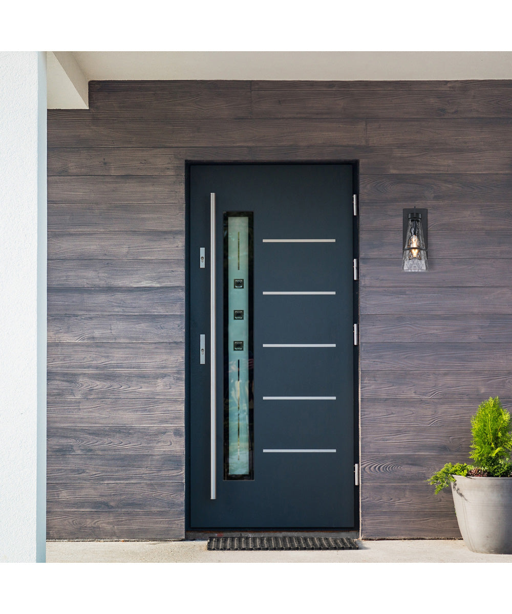 Field Daisy Lane Outdoor Wall Sconce Black