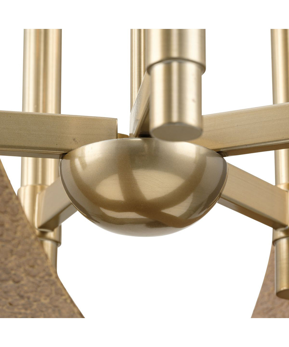 Allegheny 6-Light Pendant Soft Gold