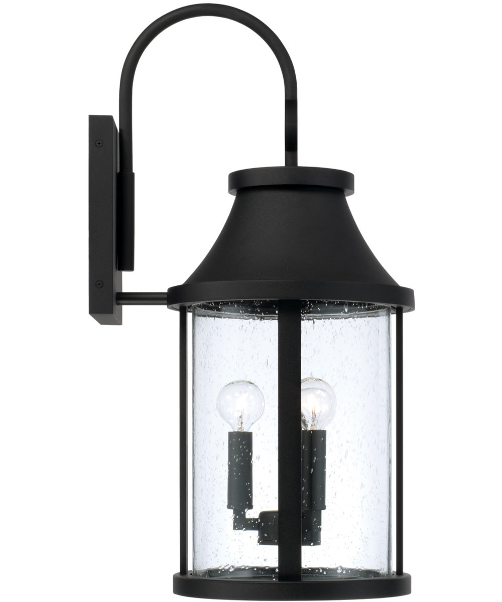 Bridger 3-Light Outdoor Wall-Lantern Black