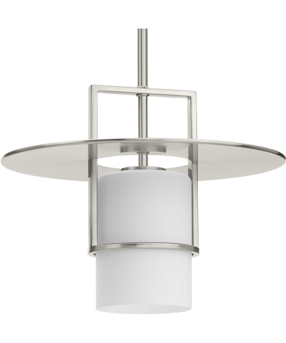 Mystic 1-Light Contemporary Pendant Brushed Nickel