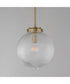 Kasbah 12 inch Pendant Satin Brass