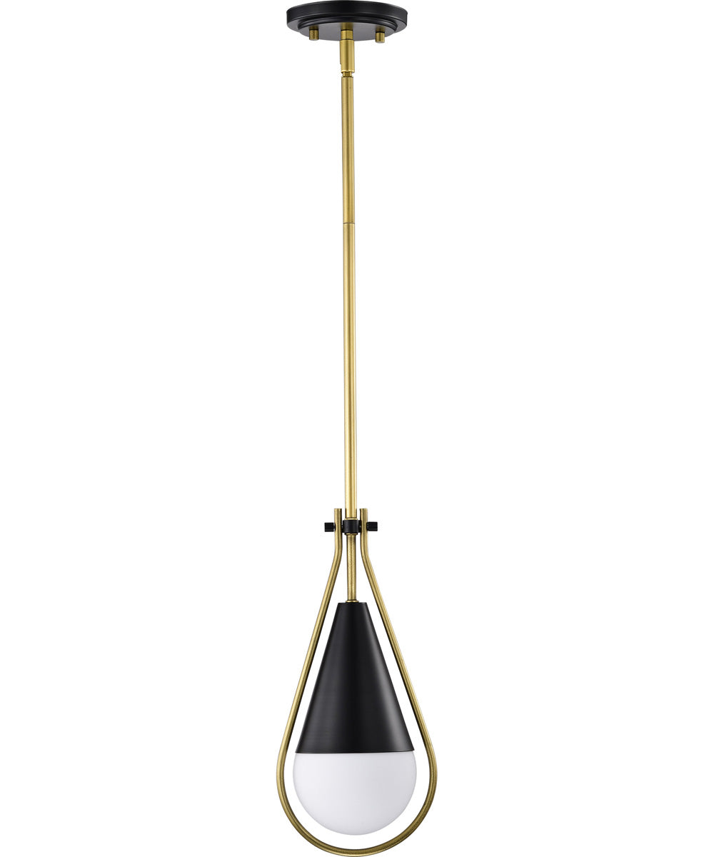 Admiral 1-Light Pendant Matte Black