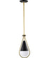 Admiral 1-Light Pendant Matte Black