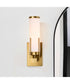 Roselle 1-Light Vanity & Wall Natural Brass