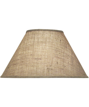 8x20x12 Natural Burlap Empire Hardback Lampshade