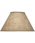 8x20x12 Natural Burlap Empire Hardback Lampshade
