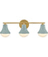 Haddie 3-Light Medium Three Light Vanity in Seafoam