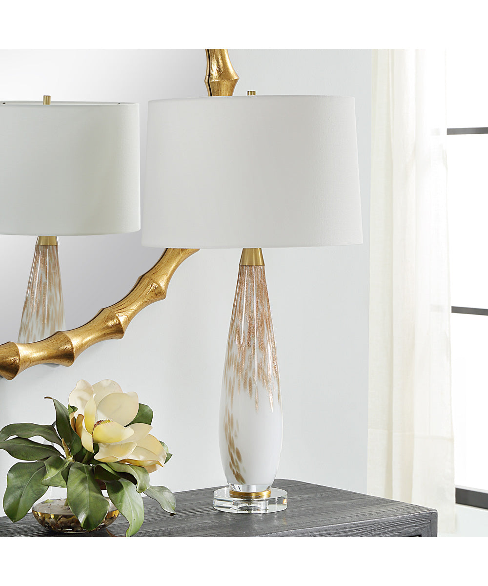 Lyra White & Gold Table Lamp