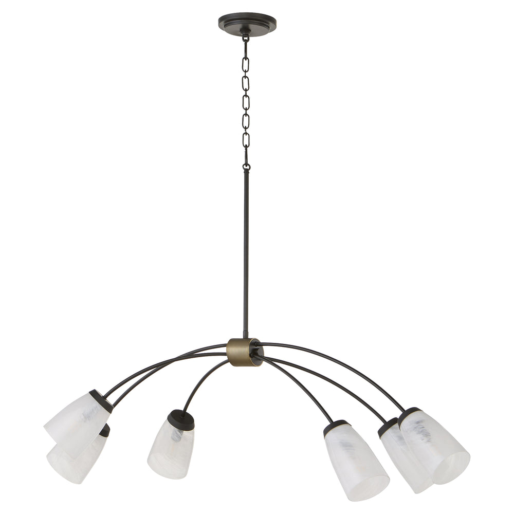 Arpeggio 6-light Chandelier Matte Black