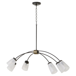 Arpeggio 6-light Chandelier Matte Black