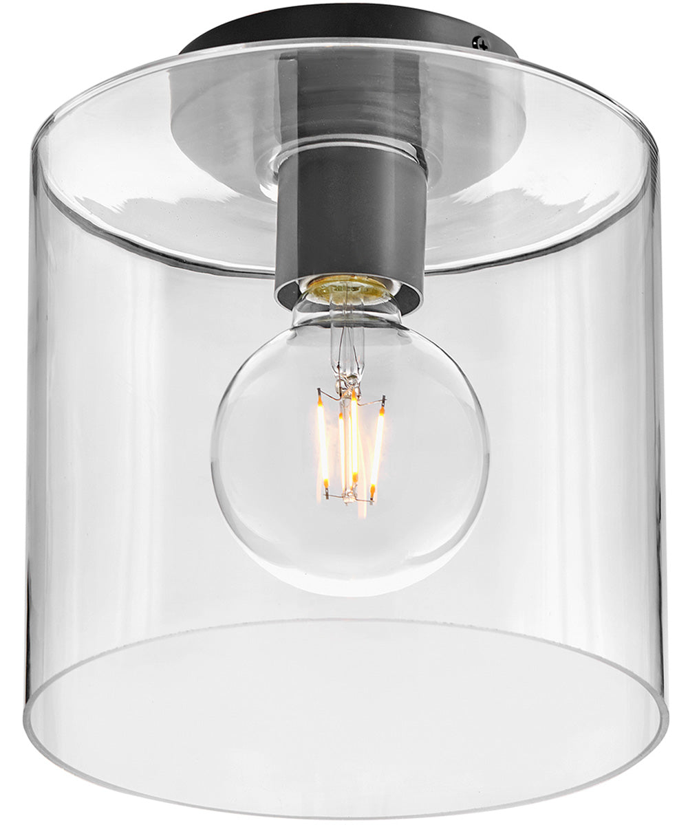 Pippa 1-Light Extra Small Flush Mount in Black