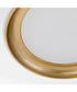 Legend Ceiling Flush Mount Studio White|Brushed Brass