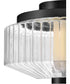 Reign LED-Light Small LED Flush Mount in Black
