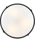 Gus 3-Light Medium Semi-Flush Mount in Black