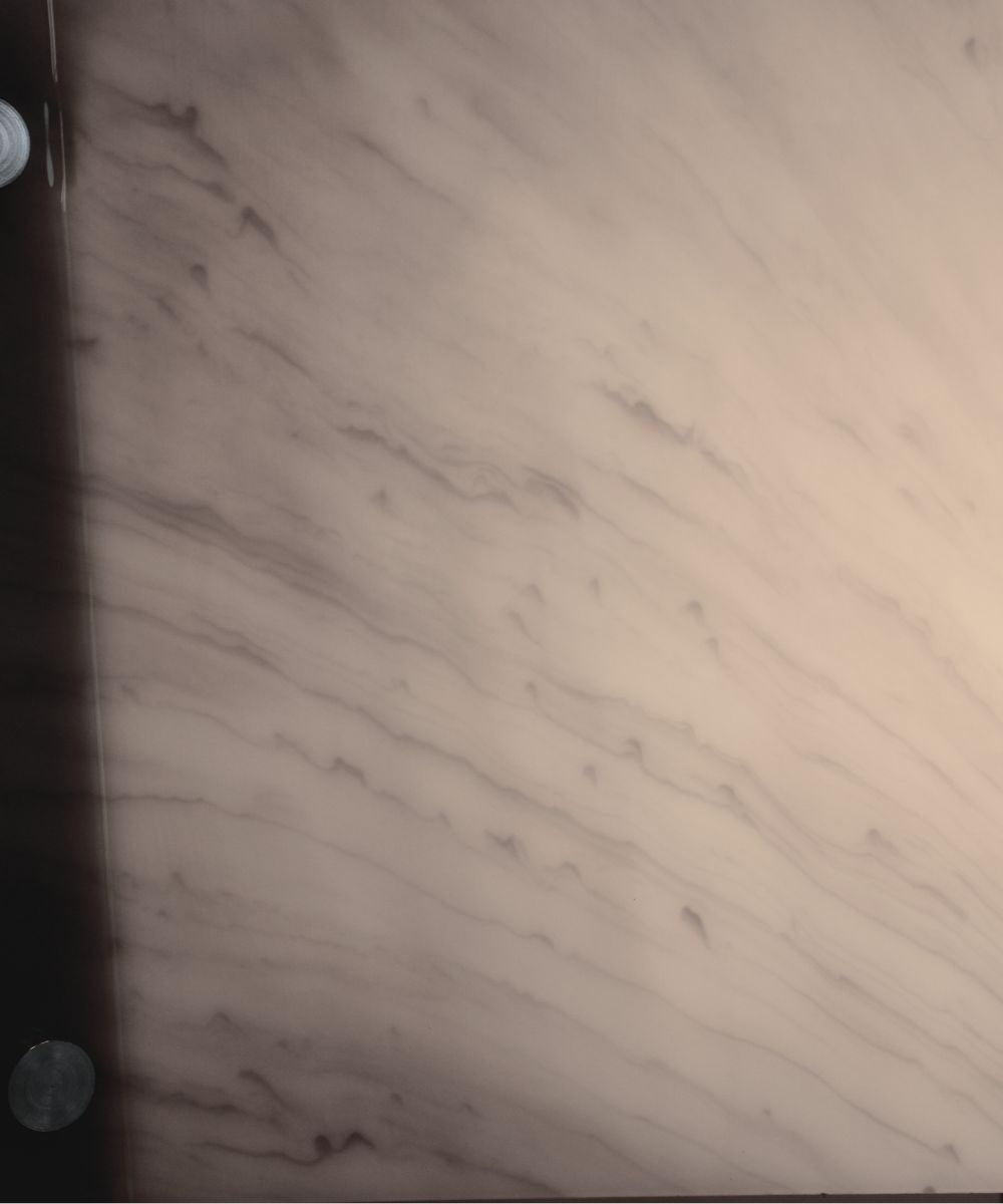 Pop Steady 15x15x9 Faux Marbled Alabaster Shallow Drum Square Lampshade